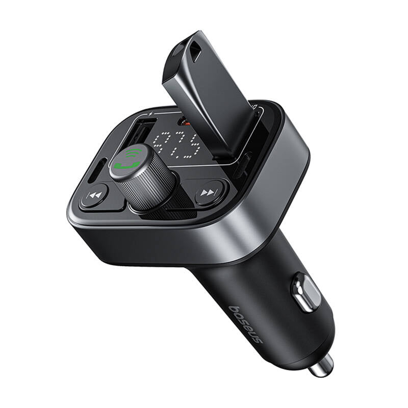Bluetooth FM Modulator Baseus S-09 Pro, 2 x USB-A - 1 x USB-C C10762200113-00