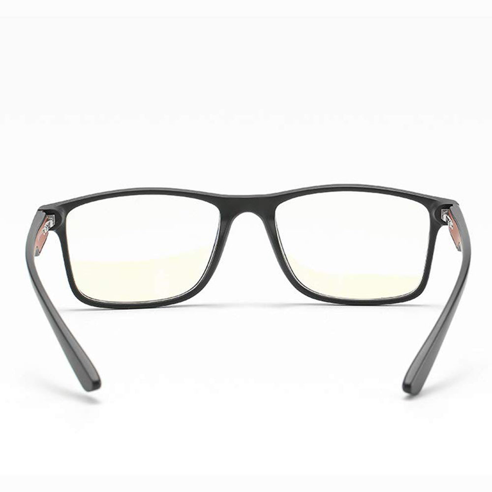 Men's Techsuit F2388 Computer Glasses, Anti-Blue Light, Black Blue