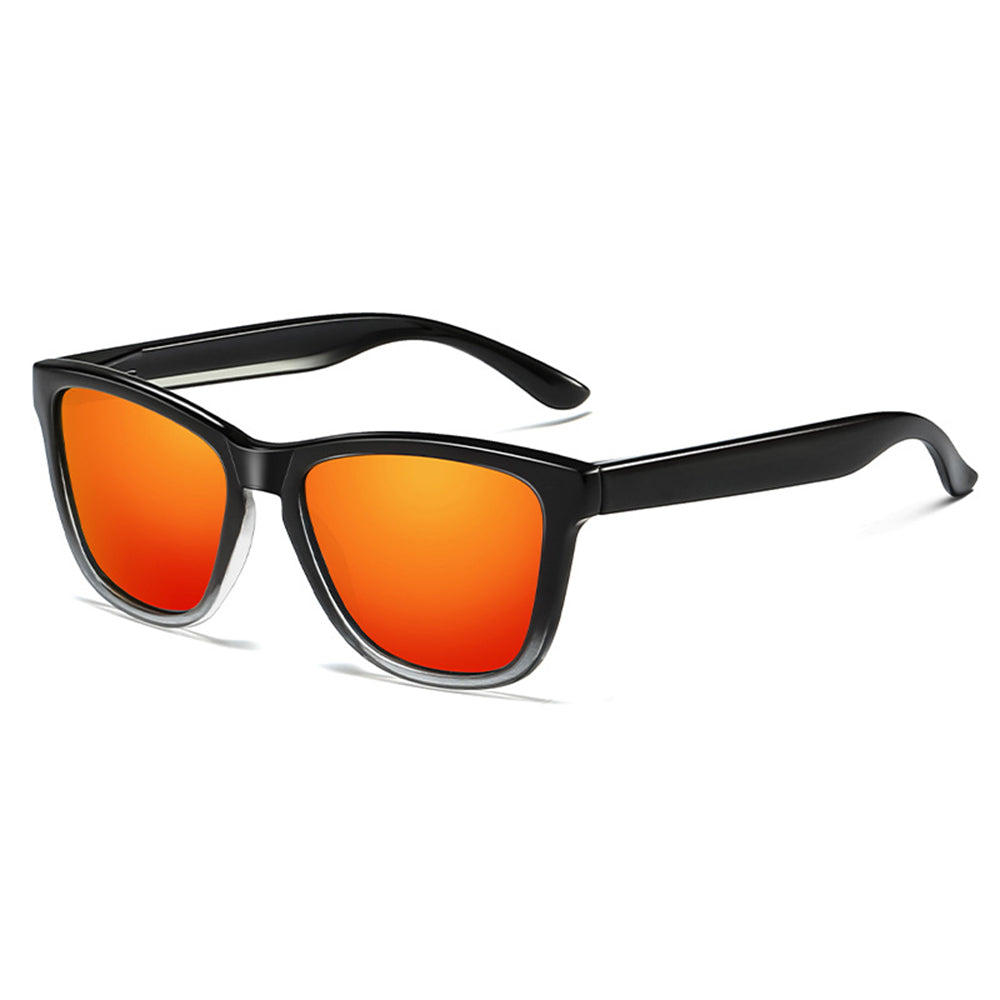 Men's Techsuit 0717 Sunglasses, Polarized, UV Protection, Black Red