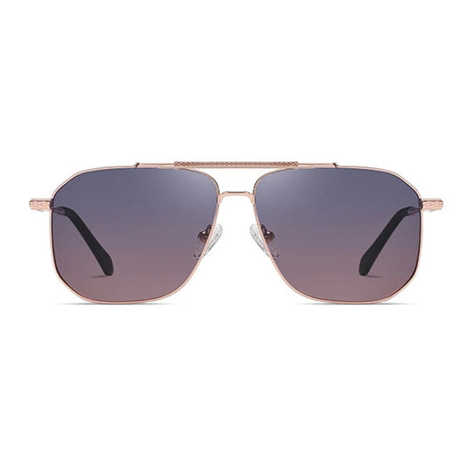 Men's Techsuit 8538 Sunglasses, Polarized, UV Protection, Pink Gold Purple