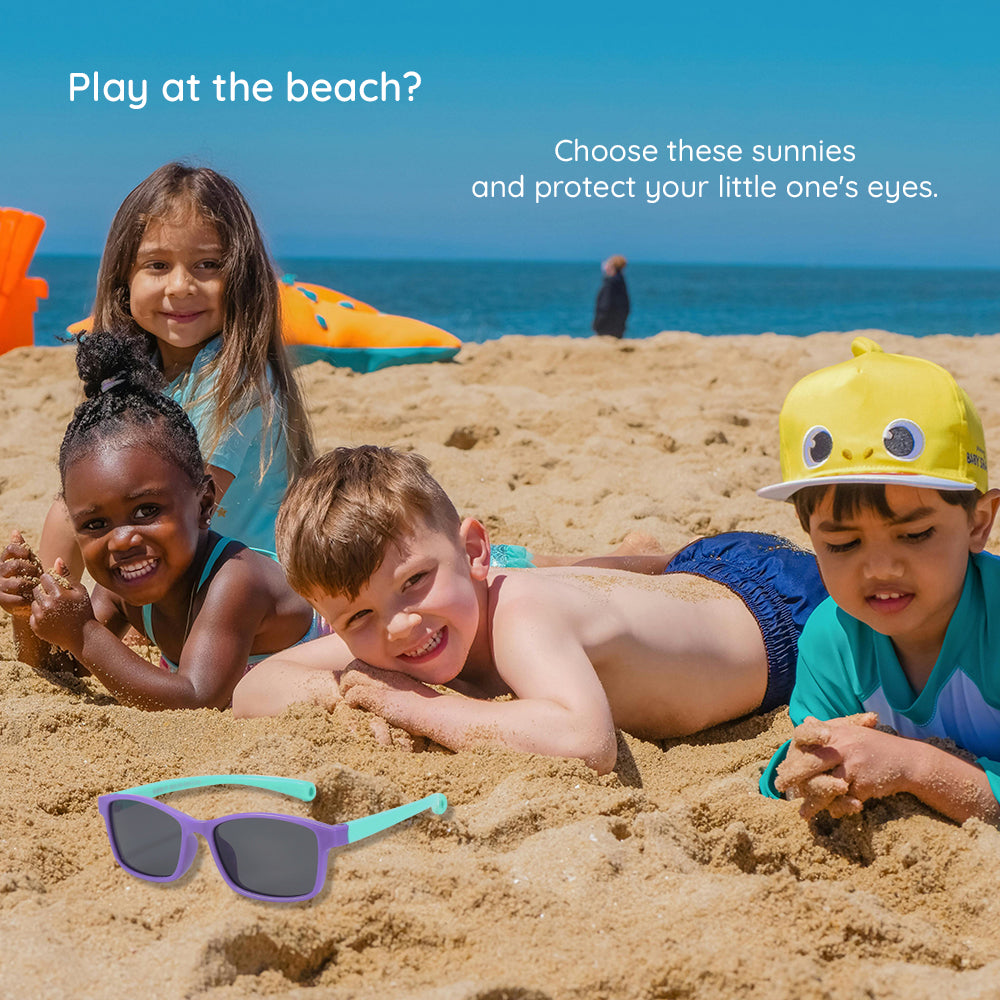 Techsuit Baby Sunglasses 8260-C29, Polarized, Navy Blue