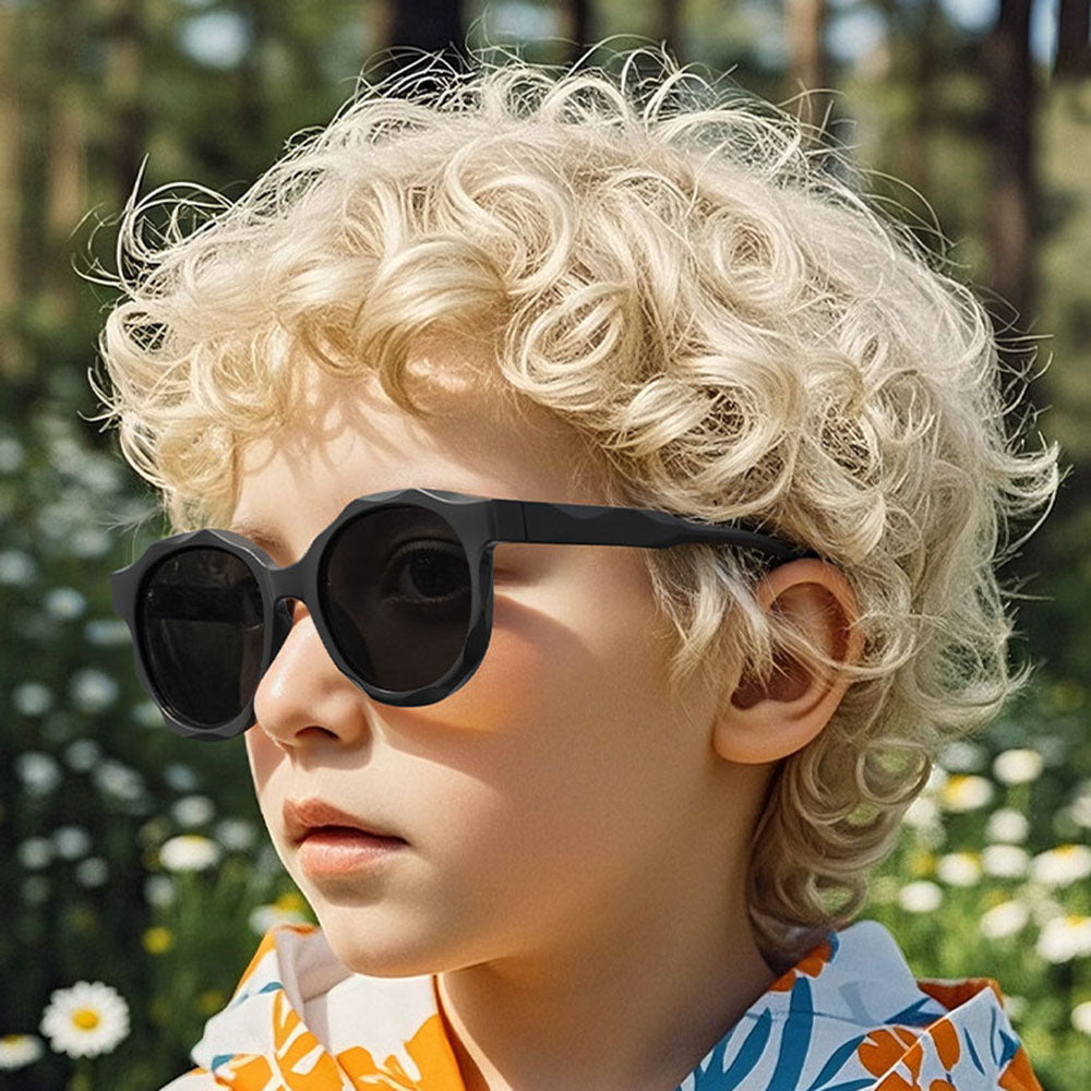 Techsuit 627 Kids' Sunglasses, Polarized, UV Protection, Black