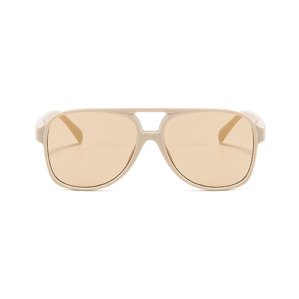Unisex Techsuit 98061 Sunglasses, UV Protection, Beige Brown
