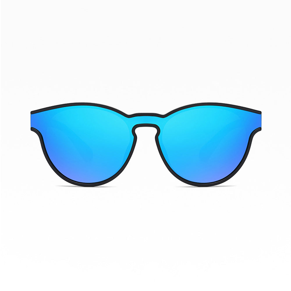 Unisex Techsuit TR7545 Sunglasses, Polarized, UV Protection, Black Blue Green
