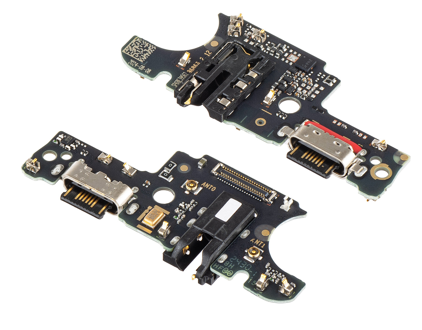 Charging Connector Board - Audio - Microphone Motorola Moto G55, Service Pack 5P68C28436