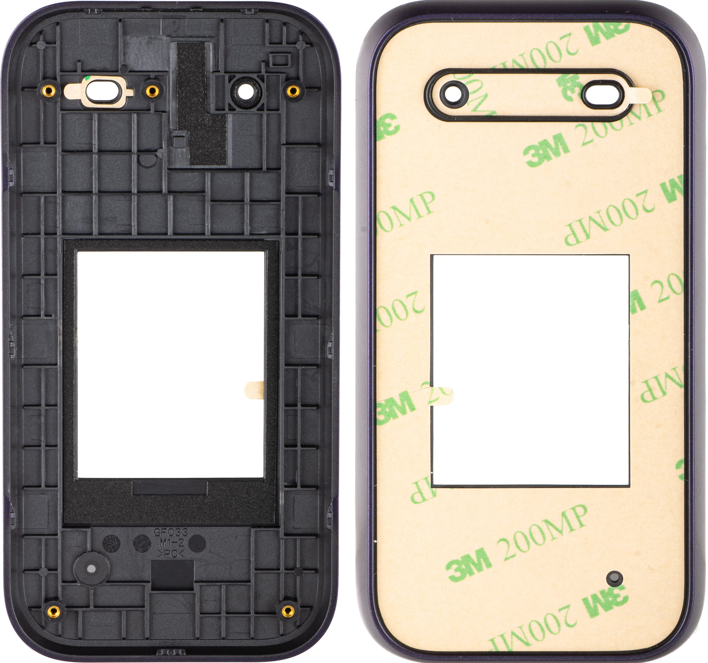 Display Frame HMD 2660 Flip, Sub Outer, Blue, Service Pack 5001000509SH0