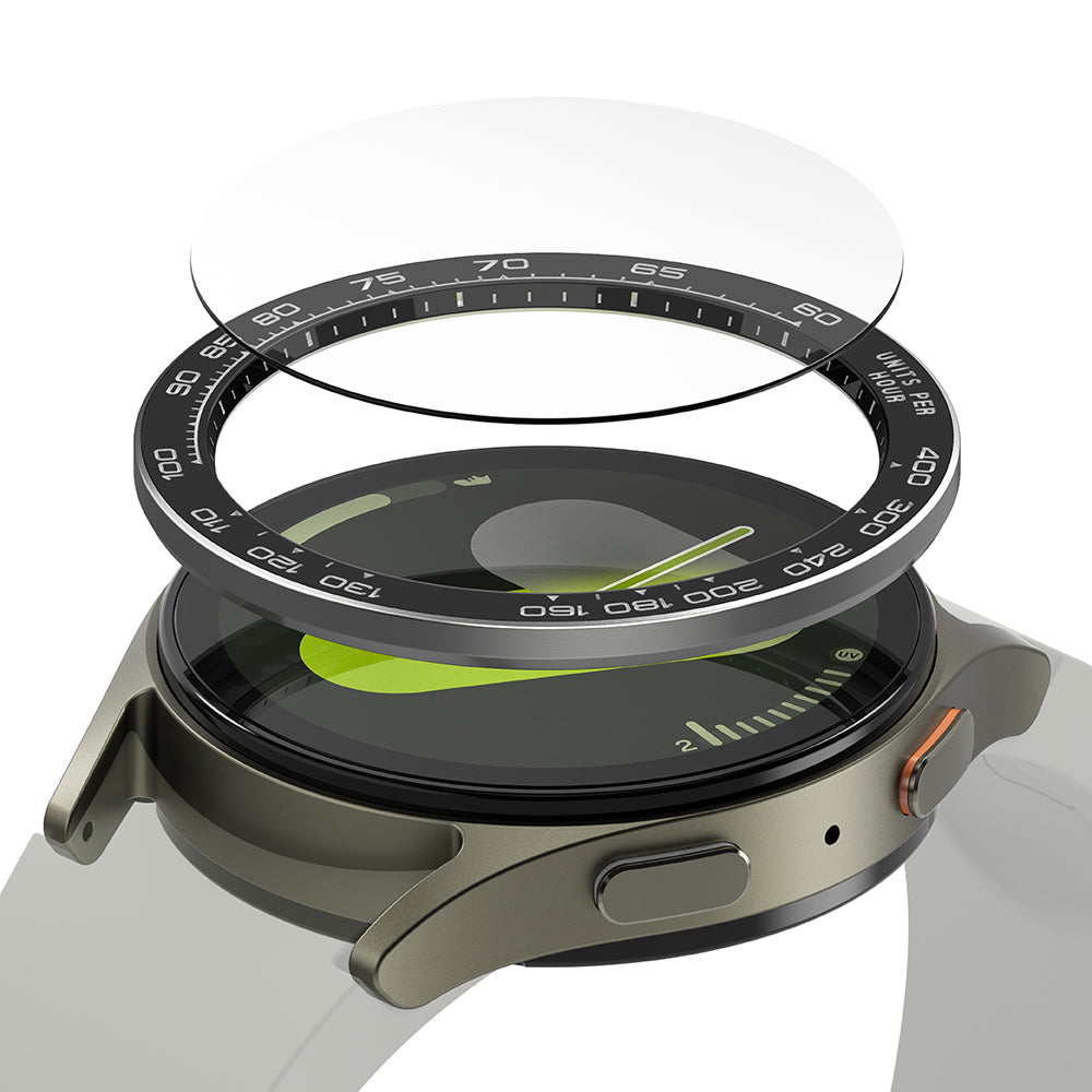 Ringke Premium Styling Protection Frame for Samsung Galaxy Watch7 44mm, Model 1, Black