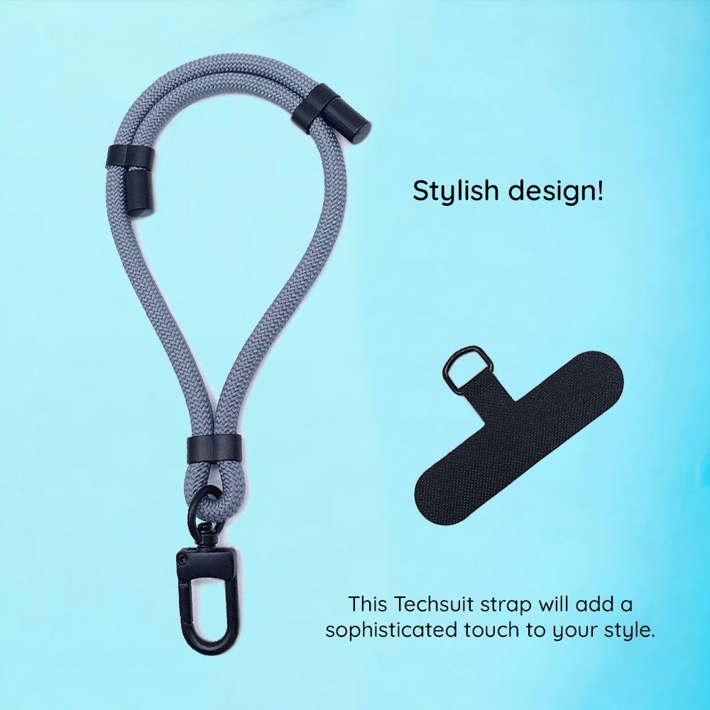 Techsuit Phone Lanyard RWS1-12, Gray Green