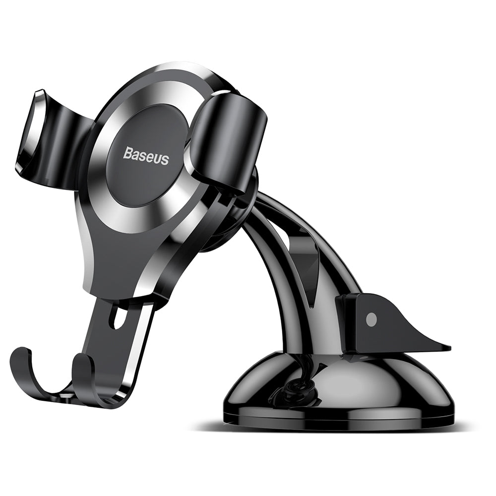 Baseus Osculum Gravity Car Holder, Universal, Silver SUYL-XP0S