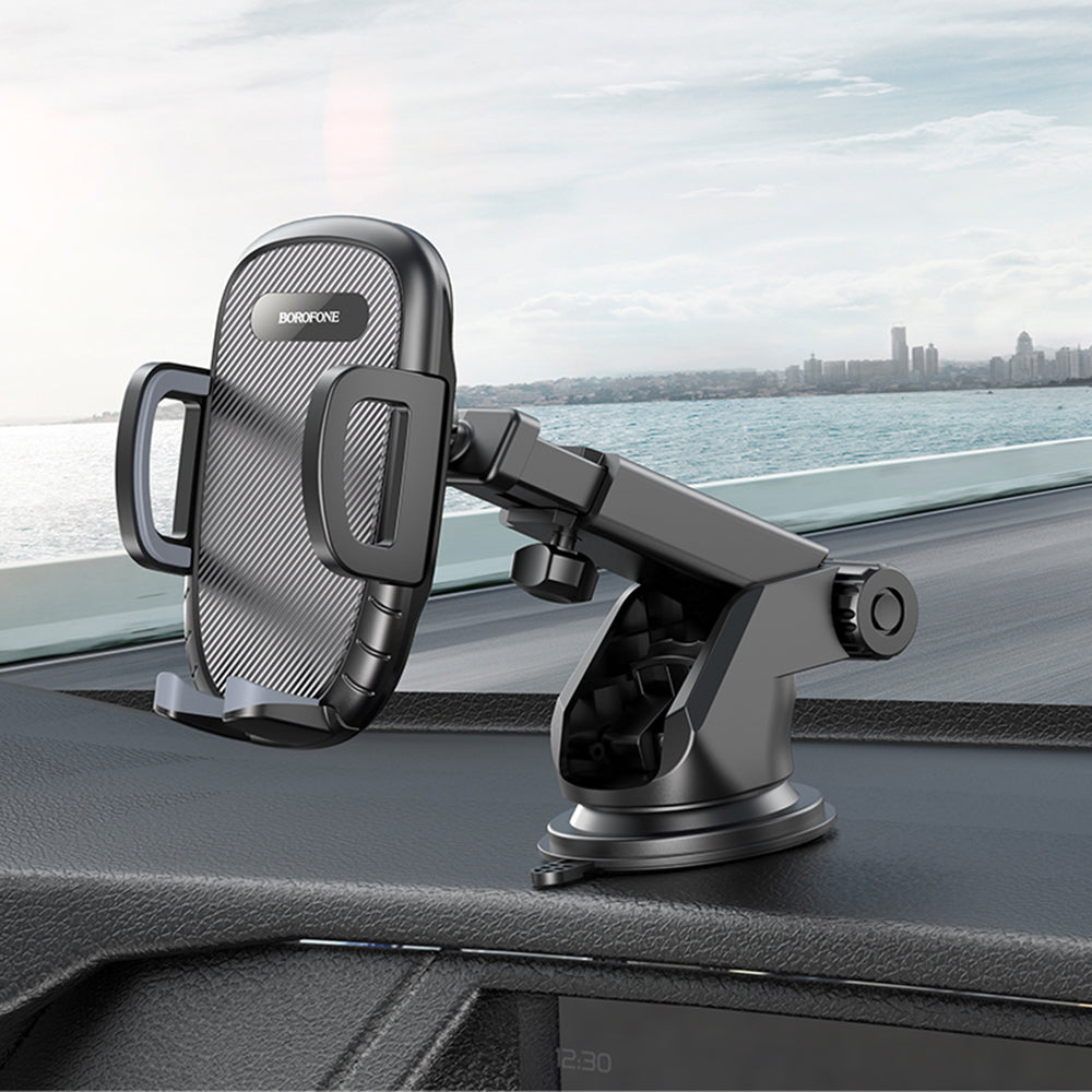 Borofone BH53 Windy Car Holder, 4.5inch - 6.7inch, Black