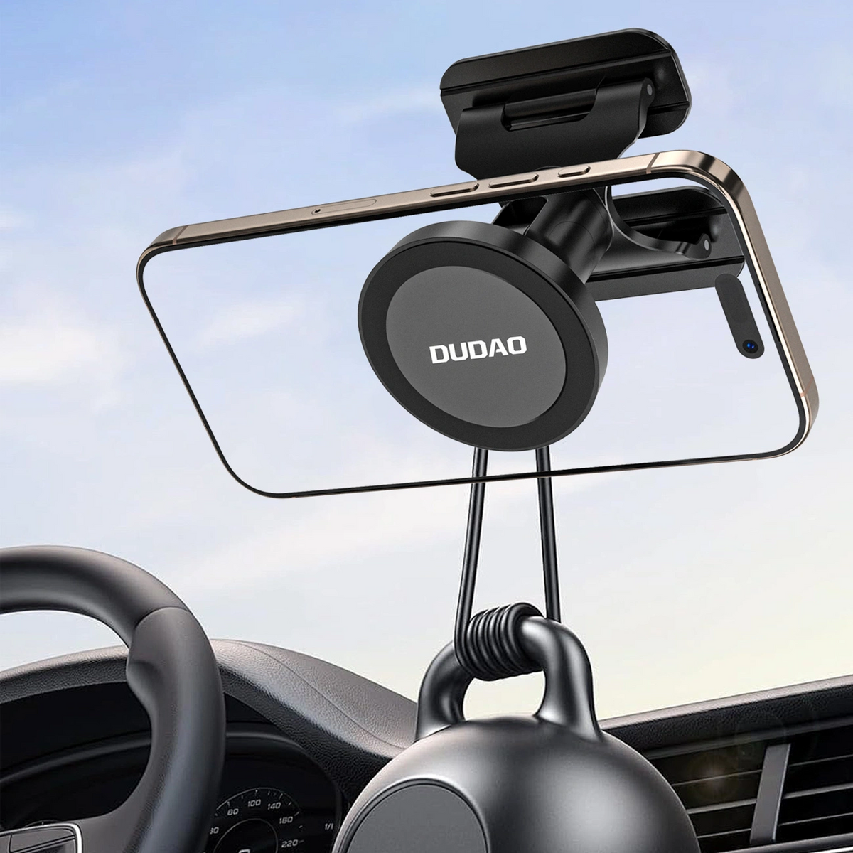 Dudao F25 Magnetic Car Mount, Universal, Black