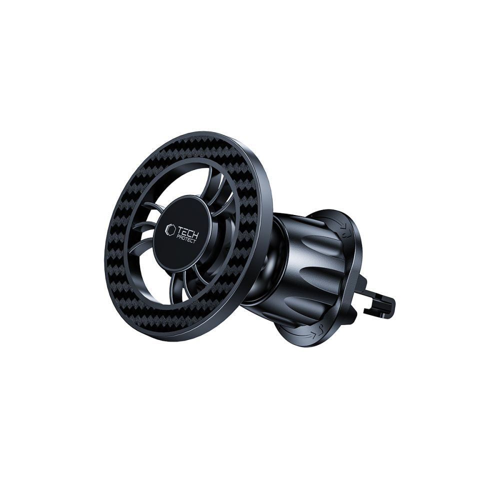 Tech-Protect N56 Carbon Vent Magnetic Car Holder, Universal, Black
