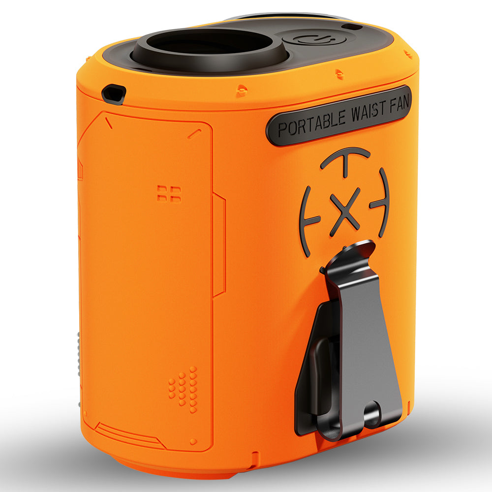 Techsuit Z14 Portable Fan with 5000mAh External Battery, Orange