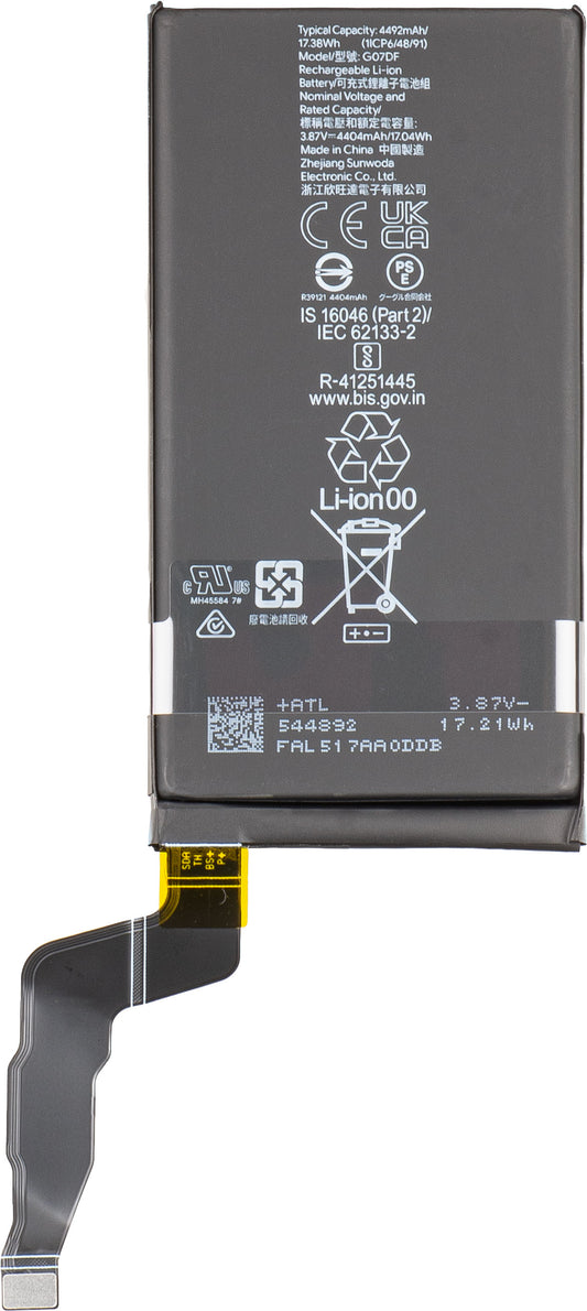 Google Pixel 8a Battery, G07DF, Service Pack G949-01097-00