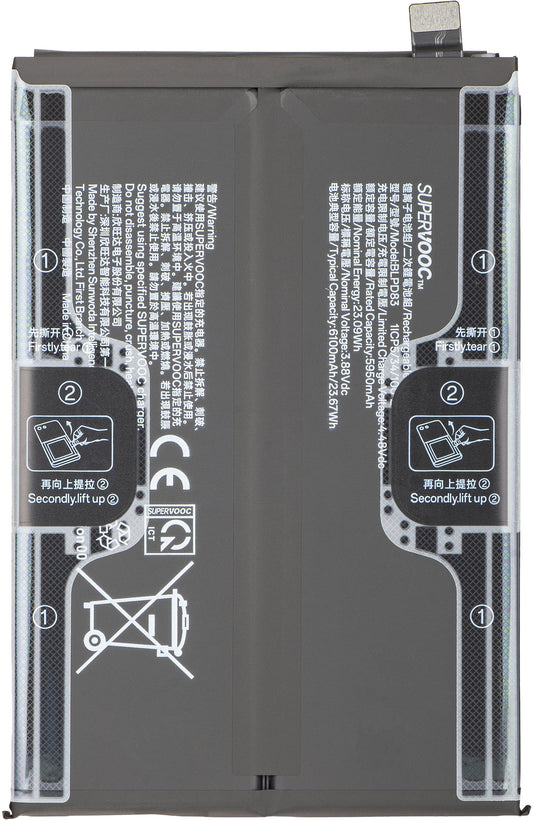 Oppo A6k / A6x 4G / A6t 4G Battery, BLPD83, Service Pack 621035000401