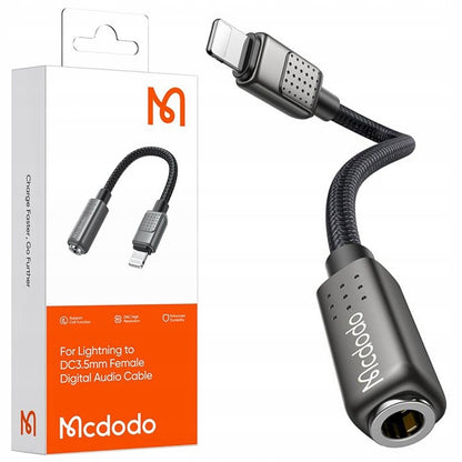 Lightning Audio Adapter - 3.5mm McDodo CA-5010, Black