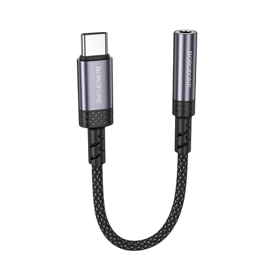 USB-C Audio Adapter - 3.5mm Borofone BV24, Gray