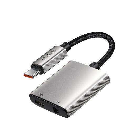 USB-C Audio Adapter - USB-C / 3.5mm McDodo CA-5050 Wales, Gray