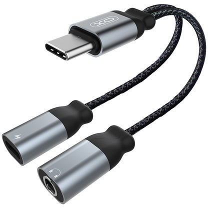 USB-C Audio Adapter - USB-C / 3.5mm XO Design NBR160B, Black