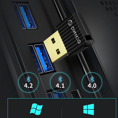 Orico BTA-508 USB Bluetooth Adapter, Black