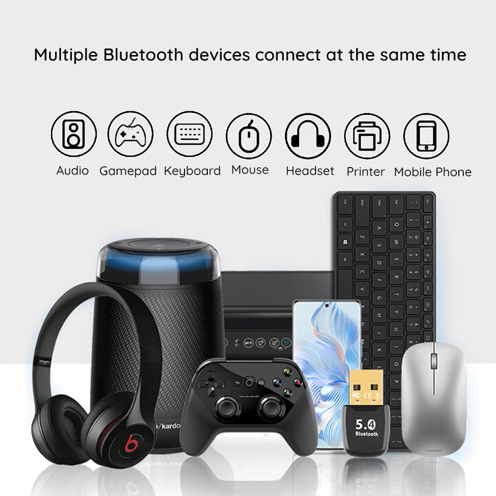 USB Bluetooth Adapter Techsuit BlueJet A20, Black