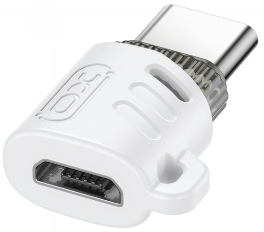 MicroUSB to USB-C Data and Charging Adapter XO Design NB256G, White
