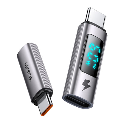 Lightning Data and Charging Adapter - USB-C McDodo OT-5990 Wales Display, Black