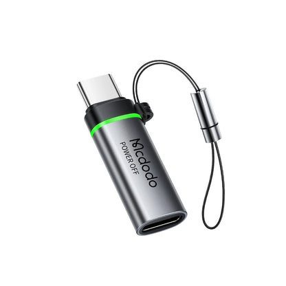 Data and Charging Adapter Lightning - USB-C McDodo OT-6010 Power Off, Black