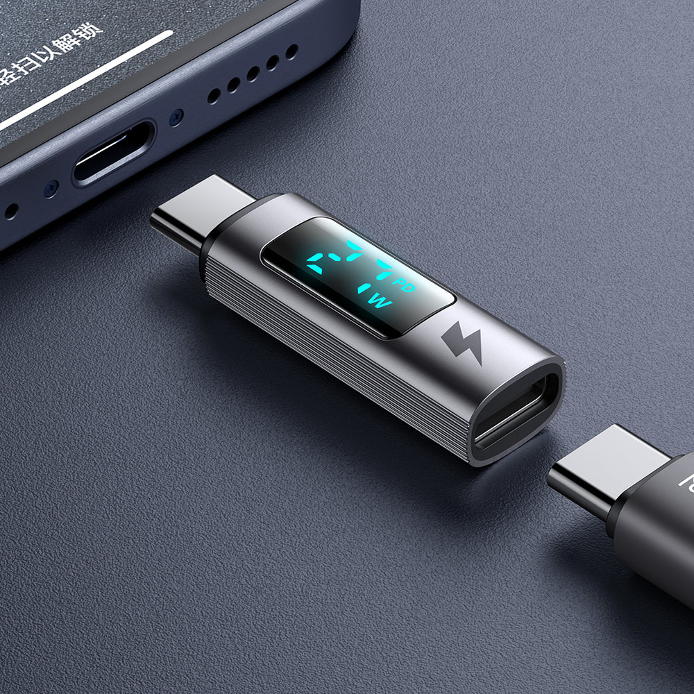 USB-C Data and Charging Adapter - USB-C McDodo OT-6090 Wales Display, Black
