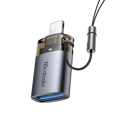 OTG Lightning - USB-A McDodo OT-7390 Adapter, Black