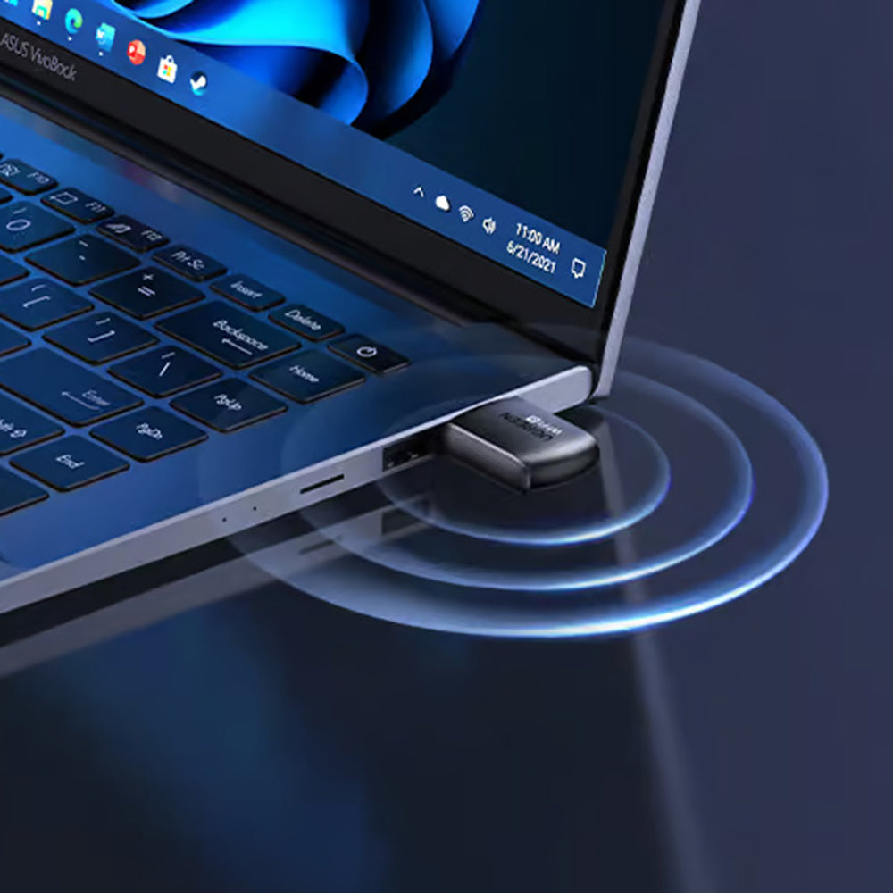 UGREEN CM762 (35264) Wireless Adapter, Dual Band, Wi-Fi 6, 600Mbps, Black