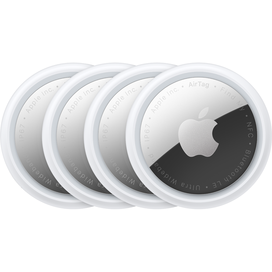 Apple AirTag, Set of 4 Pieces, White MX542AM/A