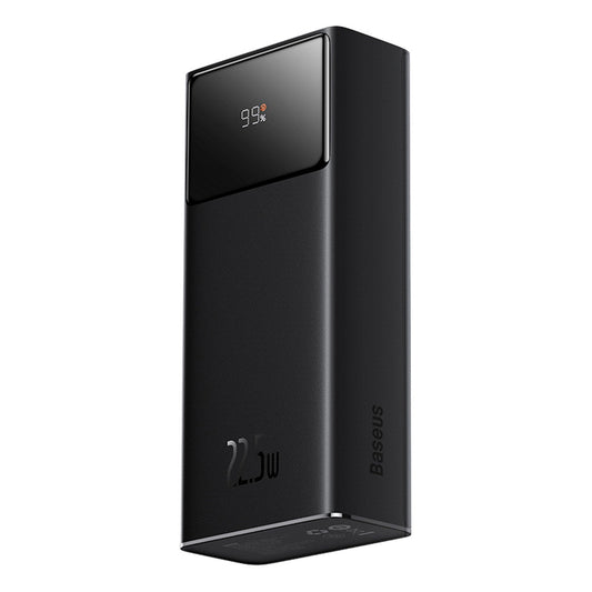 Baseus EnerFill FP41 External Battery, 30000mAh, 22.5W, QC + PD, 1 x USB-C - 2 x USB-A, Black