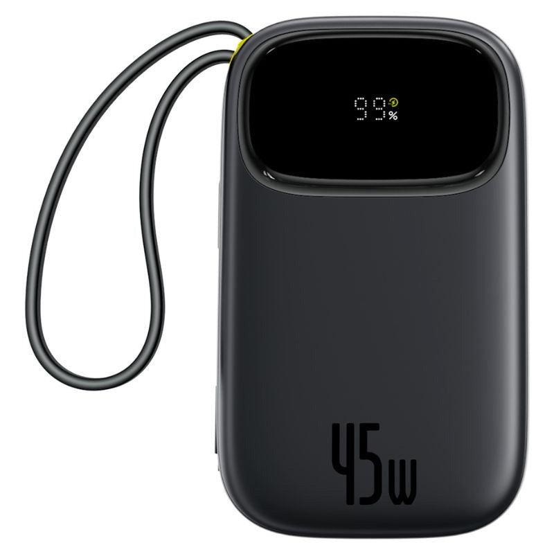 Baseus EnerFill FC31 Qpow 3 External Battery, 10000mAh, 45W, QC + PD, 1 x USB-A - 3 x USB-C, Black P10082102123-00