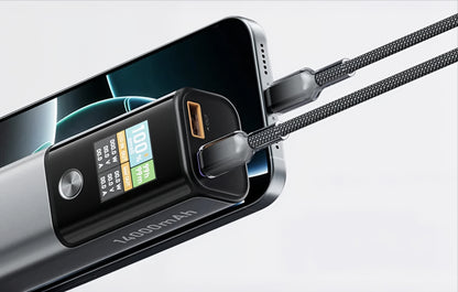 BlitzWolf BW-P23 External Battery, 14000mAh, 100W, QC + PD, 1 x USB-A - 1 x USB-C, Gray