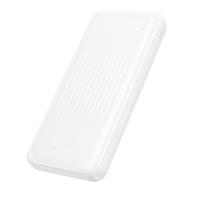 Borofone BJ80A Clever External Battery, 10000mAh, 22.5W, QC + PD, 1 x USB-C - 2 x USB-A, White
