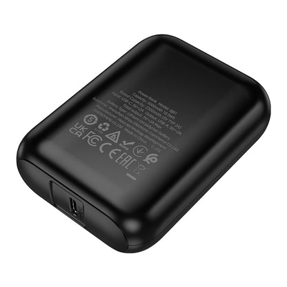 Borofone BJ81 Stability External Battery, 5000mAh, 10W, 1 x USB-A, Black