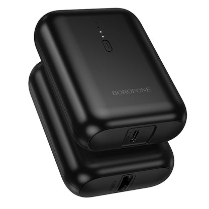Borofone BJ81 Stability External Battery, 5000mAh, 10W, 1 x USB-A, Black