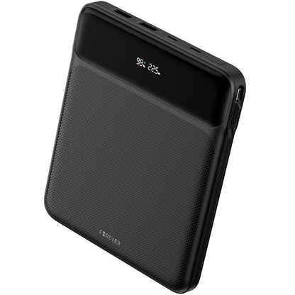 External Battery Forever TB-200, 20000mAh, 100W, QC + PD, 1 x Lightning - 2 x USB-C - 2 x USB-A, Black