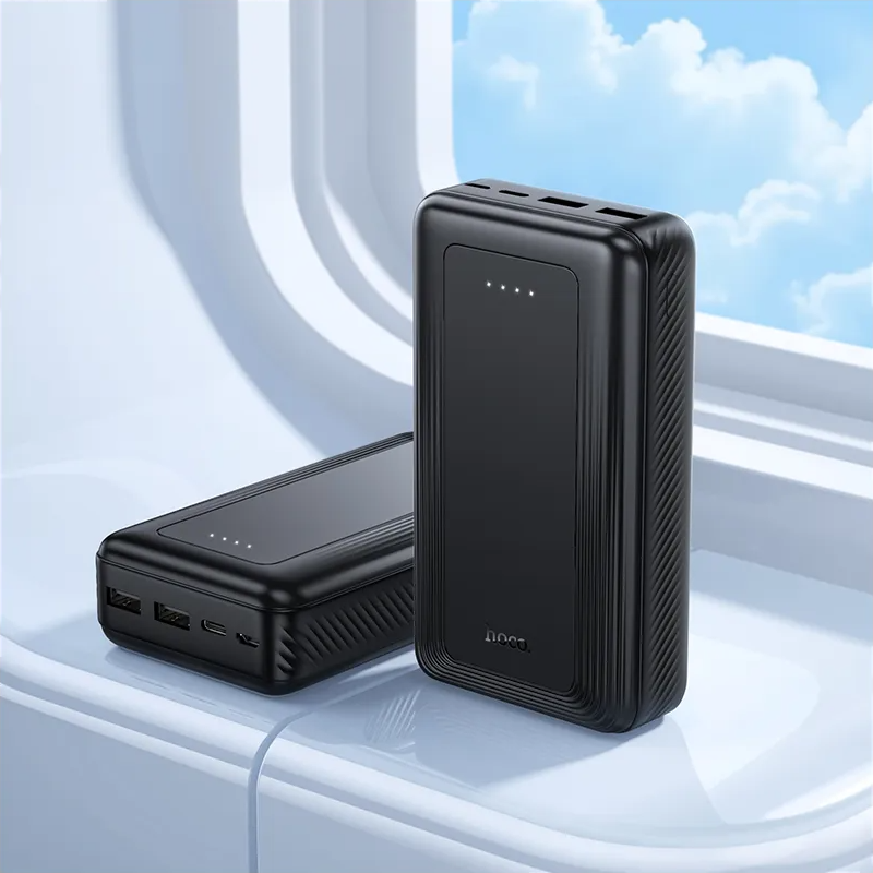 HOCO J165A External Battery, 20000mAh, 10W, 2 x USB-A, Black