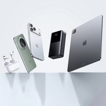 Joyroom JR-QP192 External Battery, 20000mAh, 22.5W, QC + PD, 1 x USB-A - 2 x USB-C, Black