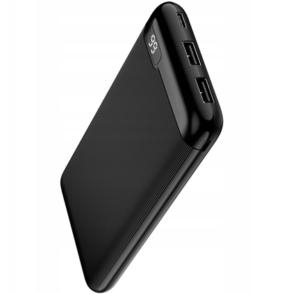Setty SPBL-10 External Battery, 10000mAh, 10W, 2 x USB-A, Black