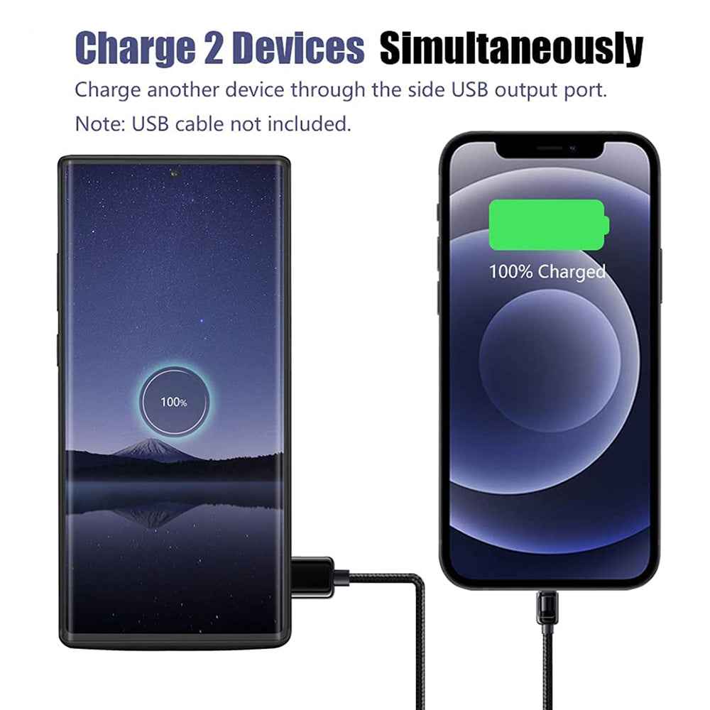 External Battery Case Techsuit Power Pro Battery for Samsung Galaxy Note 10 5G N971 / Note10 N970, 5000mAh, Black