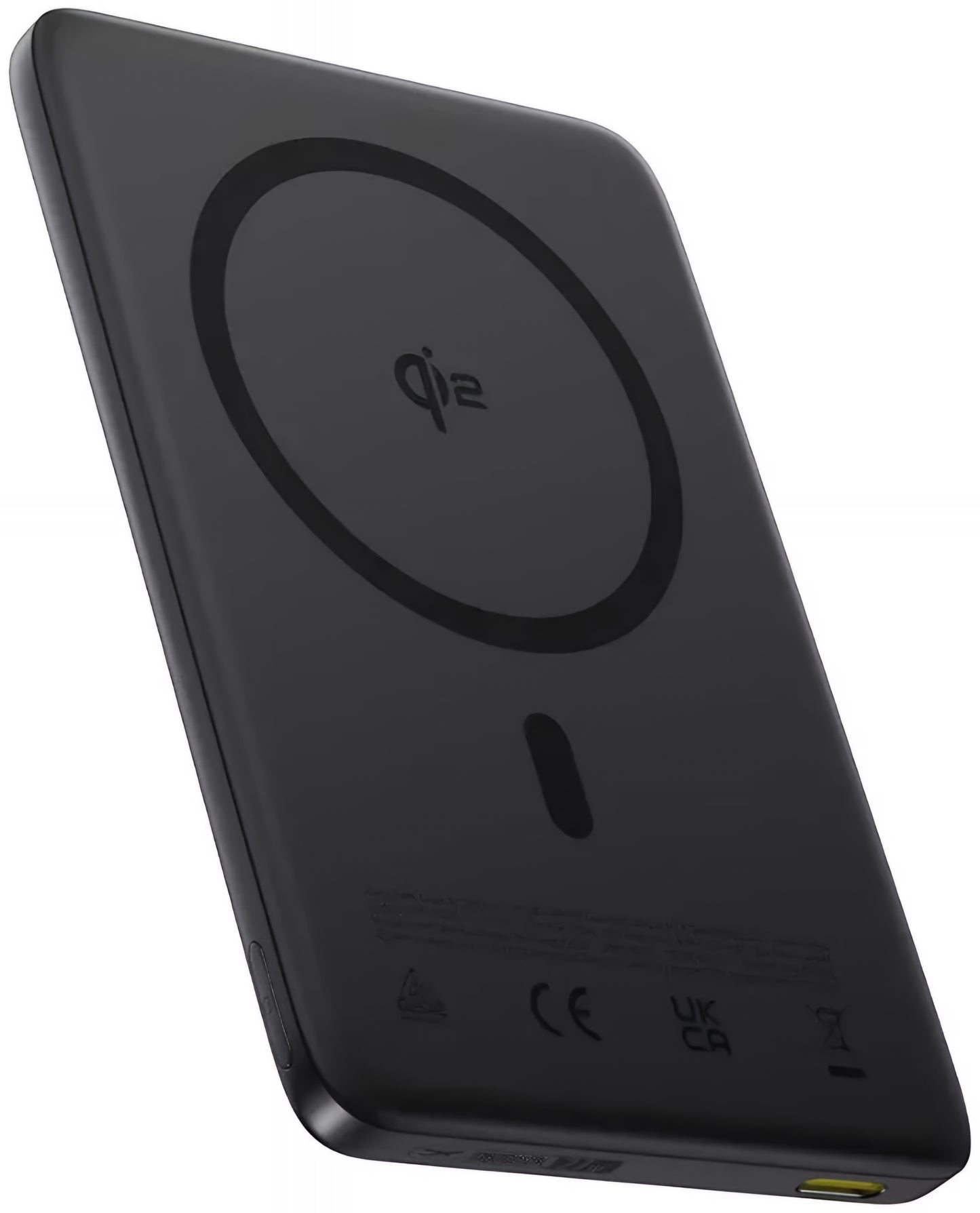 Baseus PicoGo AM41 Wireless External Battery, 10000mAh, 27W, PD + FQI, 1 x QI - 1 x USB-C, Black E0027201