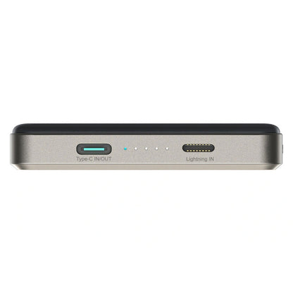 Joyroom JR-PBM08 Pro Wireless External Battery, 10000mAh, 22.5W, PD + FQI, 1 x QI - 2 x USB-C, Beige
