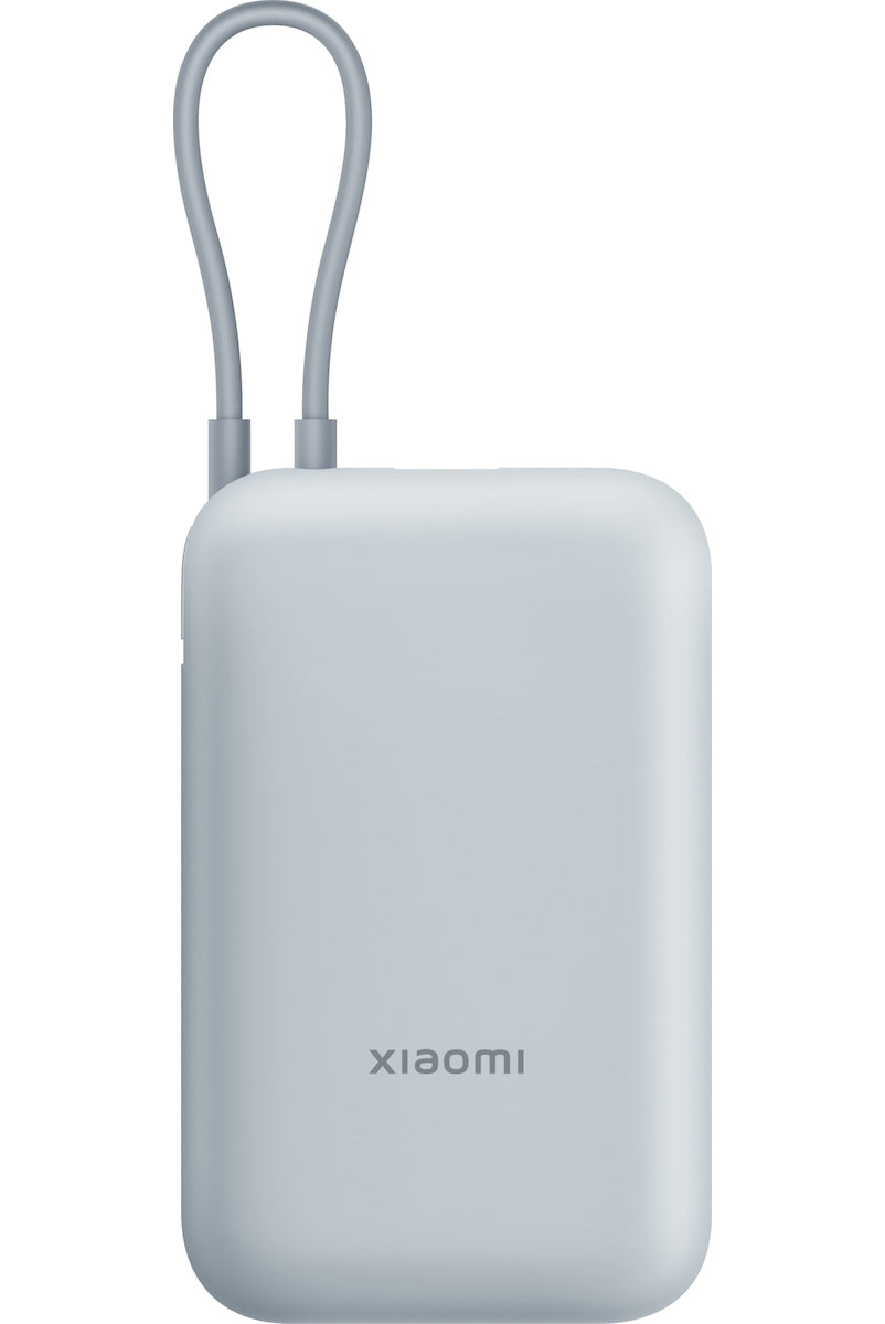 Xiaomi Pocket External Battery, 10000mAh, 22.5W, QC + PD, 1 x USB-A - 2 x USB-C, Blue BHR9073GL