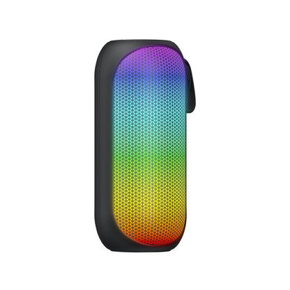 HAVIT SK808BT Portable Bluetooth Speaker, 8W, RGB, Waterproof, Black