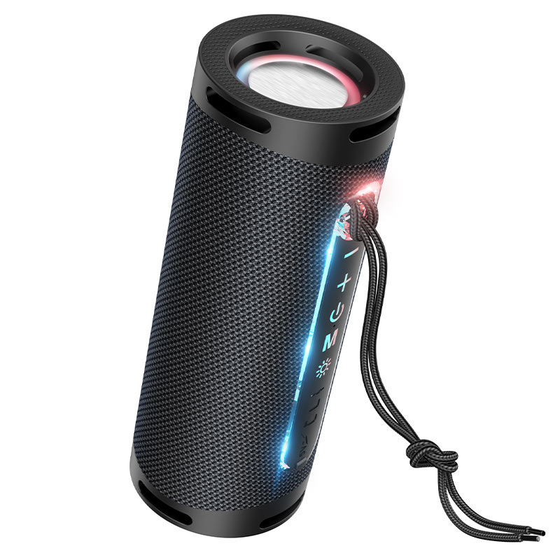 Portable Bluetooth Speaker HOCO HC9 Dazzling Pulse Sports, 10W, TWS, RGB, Black