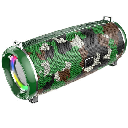 HOCO HC2 Portable Bluetooth Speaker, 2 x 5W, TWS, RGB, Camouflage