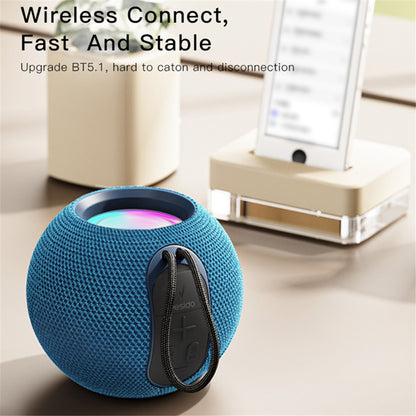 Yesido YSW13 Portable Bluetooth Speaker, 5W, RGB, Blue